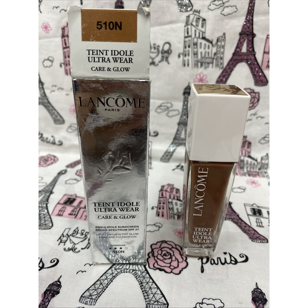 LANCOME ~ TEINT IDOLE ULTRA WEAR CARE & GLOW FOUNDATION ~ # 510 N NEW Exp 2/26